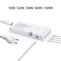 110–250 V AC auf DC12 V, 6/10 x Dupont-Port, Beleuchtungstransformator, Netzteil, Adapter, Schrank, Schrank, LED-Streifentreiber, 36 W, 60 W, 100 W