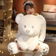 Hot Nice 1pc 25cm Huggable Gefüllte Hochwertige Klassische Weiße Teddybär Plüsch Spielzeug Nette Puppen Schönes Geschenk für Mädchen