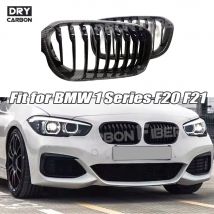 Für BMW 1er F20 F21 2015-2018 ABS-Material Kühlergrill Auto Frontstoßstange Nierengrill Gitter Renngrills Body Kits Zubehör