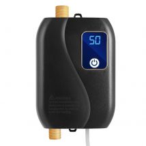 Mini scaldabagno elettrico istantaneo 220v con display LCD montaggio a parete 3500w scaldabagno da cucina temperatura regolabile per la casa