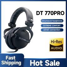 Hot Sale DT770 PRO Studio Dynamic Headphones Closed-Back 80/250 Ohm Professional Monitor Headset   for Recording/