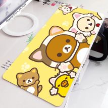 1pc Anime R-Rilakkuma Boden matte Maus matte Schreibtisch matte mit Pad Gaming Zubehör Prime Gaming xxl