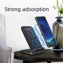 30W Kabelloses Ladegerät mit Ständer für iPhone 17 16 15 14 13 12 Pro X XS Max XR 8 Samsung Xiaomi Induktions-Schnellladestation