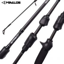 Mavllos-caña giratoria para pesca de trucha, punta M de carbono 30T, caña de pescar de 1,8 M, señuelo, línea de 7-21g, caña de lanzamiento BFS ultraligth de 7-17lb
