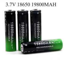 NEUER 18650 Akku 19800 mAh Akku 3,7 V Kapazität Li-Ionen-Akku für Taschenlampe