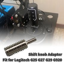 Handbuch 10x1,5 Schalthebel adapter für Logitech G25 G27 G29 G920 Modifikation Aluminium legierung Zubehör personal isierte Getriebe kopf