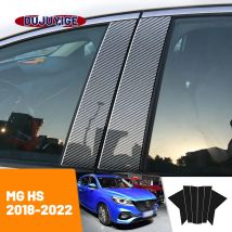 Für mg hs 2010-2015 2018 2022 Kohle faser Fenster tür Säule Deal b c Säulen pfosten Abdeckung Trim Aufkleber