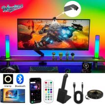 LED RGB TV Hintergrundbeleuchtung Musik Sync Smart Streifen Lichter Farbpickup RGBIC LED Licht Bildschirm App Fernbedienung für Spiel Zuhause Umgebungslicht