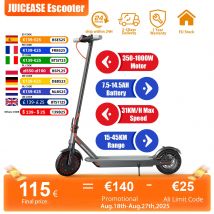 JUICEASE-patinete eléctrico inteligente, 2025-14,5ah, 31/35 KM/H, 25-45KM, Ultra largo alcance, 7,8/350 W, 1000