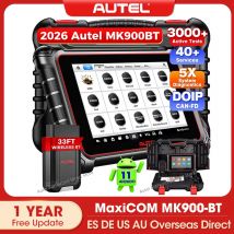 Nuovissimo MaxiCOM MK900BT 2026, Strumento Diagnostico per Auto, Scanner Bidirezionale, CAN FD&DoIP, 40+ Servizi Aggiornati Rispetto a MK808S MK808BT PRO