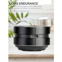 Bone Conduction Speaker Wireless Bluetooth-Compatible TWS Stereo Dual Sound Audio Box Mini Humbird Speaker With Call FM Radio