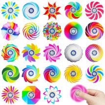24 Stück Mini-Fidget-Spinner, Angst- und Stressabbau, sensorisches Spielzeug für ADHS, Geburtstagsgeschenke, Partygeschenke, Klassenzimmerpreise, Zubehör