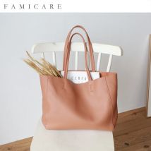 Women Tote Bag Luxurious Genuine Leather Handbag Female Soft First Layer Cowhide Leather Shoulder Bag for Colleague Girls