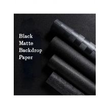 Photo Studio Black Matte Back Drops Background Product Photography Food Props Backdrops for Photographers Paper 50*50cm