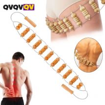 1 Stück Rücken massage gerät mit Rollen und Seil, multifunktion ales Rücken rollen-und Nacken massage gerät, lindert Muskel verspannungen und unterstützt die Haut gesundheit