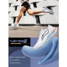 Li-Ning Men's YUEYING 5 Optimized Cushion Running Shoes with Wide Toe Box TEMPO BOUNSE Reflective LiNing Sneaker ARHV015 ARHW003