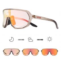 Ultraleichte sport rote photo chrome Fahrrads onnen brille uv400 schutzs ichere Brille für Männer Frauen MTB Wander brille