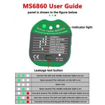 Socket Tester Pro Voltage Test RCD 30mA Socket Detector UK EU Plug Ground Zero Line Plug Polarity Phase Check