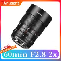 7artisans 60mm f/2.8 Macro 2x Full Frame Obiettivo principale per fotocamera ad ampia apertura per fotografia macro di insetti con Sony E-mont