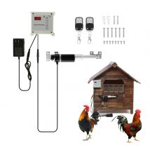 Automatische Huhn Coop Türen Seite Öffnung Kit Fernbedienung Timer Und Licht Sensor Hühnerstall Tür