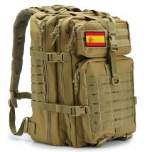 Mochilas tácticas para hombre de 45L, bolsas de viaje para exteriores, paquete escolar 3P, paquete EDC Molle para senderismo, bolsa de caza, equipo de camping