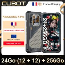 [Anteprima mondiale] CUBOT KINGKONG X PRO, robusto telefono smartphone 5G, Dimensity 8200, 4nm, 3.1GHz, 144Hz Schermo da 6.72", Batteria da 10200mAh, 24GB RAM (12+12GB estesi), 256GB ROM, Fotocamera