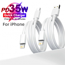 PD 35W Kabel USB do iPhone 14 13 12 11 Pro Max 7 8 14 Plus XS XR Szybkie ładowanie Kabel USB C Ładowarka Data Przewód Akcesoria