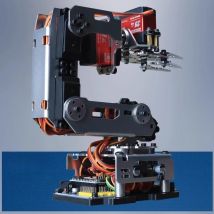 APP-Steuerung 6 Dof Metall mechanischer Arm Aluminiumlegierung Halterung Hochwertiger Roboterarm für Arduino Roboter DIY Kit Programmierbarer Arm
