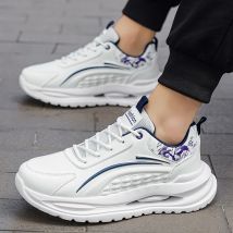 Neue Frühlingssportschuhe für Herren, Marken-Schnürschuhe aus Kunstleder, Herren-Sommersneaker, modische Laufschuhe, Herren-Sneaker