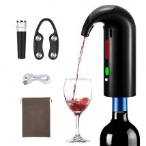 Lmetjma elektrische Weinbe lüfter Weinaus gießer und Weinsp ender pumpe One-Touch-Wein karaffe USB wiederauf ladbarer Auslauf pour kc0475
