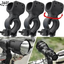 360-Grad Fahrrad LED Taschenlampe Halterung für Fahrrad Taschenlampe Clip Clamp Unterstützung Fahrrad Licht Halter Fahrrad Zubehör