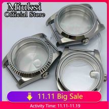 Miuksi 36mm/40mm watch case sapphire glass fit NH35 NH36 NH34 ETA2824 2836 PT5000 Miyota8215 821A Mingzhu DG2813 3804 movement