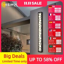 Waterproof outdoor wall lamp LED Tall Wall Lamp IP65 Aluminum Light Garden Villa porch Sconce Light 110V 220V Sconce Luminaire