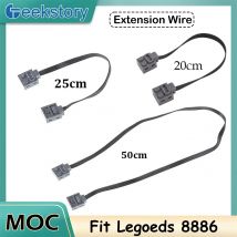 MOC Power Functions Verlängerungskabel 20/25/50 cm Reparatur-Ersatzkabel, kompatibel mit Legoeds-Bausteinen 8871 8886 8293