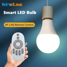 Smart LED Bulb E27 6W 9W 12W RF 2.4G Wireless Remote Control Night Light Timing Turn off Warm Cold Light Dimmable Led Lamp Bulb
