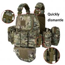 Gilet da allenamento a sgancio rapido gilet da allenamento molle attrezzatura multifunzionale per gilet da esterno