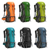 Borsa da alpinismo da 70 litri Zaino per sport all'aria aperta Zaino da trekking impermeabile Zaino da arrampicata da campeggio Zaino da trekking da viaggio