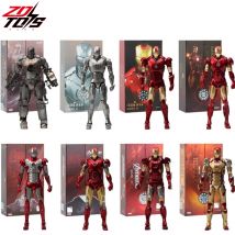 Original ZD Toys Iron Man Legends MK42 MK43 MK46 War Machine 1/10 MK50 MK2 MK3 MK4 MK5 MK6 MK7 Tony Stark Modell Action Figur