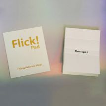 Flick! Pad von Tejinaya Zaubertricks Close Up Street Illusions Gimmicks Mentalismus Requisiten Ändern Sie das Bild sofort auf dem Notizblock
