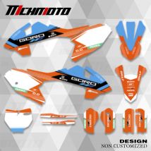 MCHMFG Vollständige Motorrad-Grafik-Aufkleber-Set für KTM SX65 2016 2017 2018 2019 2020 2021 2022 2023 MC65 MC 65 2021 2022