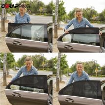 Auto Fenster Sonnenschutz Mesh Auto Styling Auto Hinten Seite Fenster Net Atmungsaktive Schatten Vorhang Sonnenblende Abdeckungen für Auto Zubehör