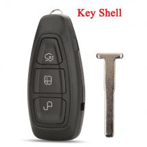 Jinyuqin 3 Pulsanti Smart Remote Caso Chiave per Ford Focus C-Max Mondeo Kuga Fiesta Titanium Fuoco FOB Chiavi sostituzione delle coperture