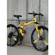 Cross Life Folding Mountain Bike Softail Transmission 26 Inch Adult Student Youth Transmission Cycling Dual Disc Brake Bike 2024