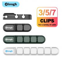 Elough Kabel organisator USB-Kabel wickler Desktop ordentlich Management Protector de Carga dor Kabel halter für Kopfhörer Draht Organizer