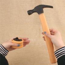 Der Super Latex Gummi Fake Hammer Trick Crazy Hammer Zaubertricks Erscheinen Vanishing Magica Bühne Gimmick Zubehör Comedy