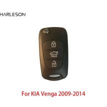 Ersatz 3 Tasten für Kia Venga Funkschlüssel 2009–2014 95430-1P000 Auto-Fob-Abdeckung Gehäuse Fernschlüsselgehäuse Flip Folding