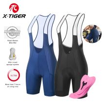 X-TIGER Damen Pro Radsport-Trägerhose, Sommer, Laika, atmungsaktiv, hochelastisch, ST-MULTI Buffer, MTB, Rennrad-Shorts