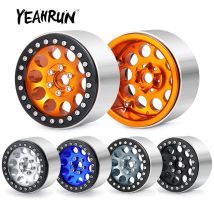 YEAHRUN 2/4pcs Metallo Beadlock 2.2 pollici Cerchioni Mozzi per Axial Wraith 90048 RR10 TRX-4 1/10 RC Crawler Auto Parti di Aggiornamento