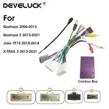 Autoradio-Stereo-Kabelbaum-Kabeladapter 16-polig für Qashqai 2006-2013/Juke YF15 2010-2014/X-TRAlL 3/Qashqai 2 2013-2021