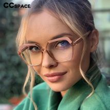 49324 Kunststoff Titan Brillengestelle Polygon Anti Blau Männer Frauen Optische Mode Computerbrille